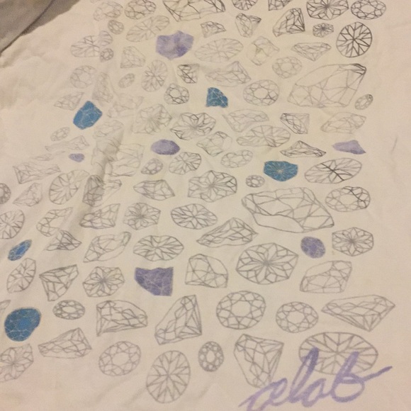 ALAB - DIAMOND WHITE MENS XL EXTRA LARGE T SHIRT - Picture 3 of 3